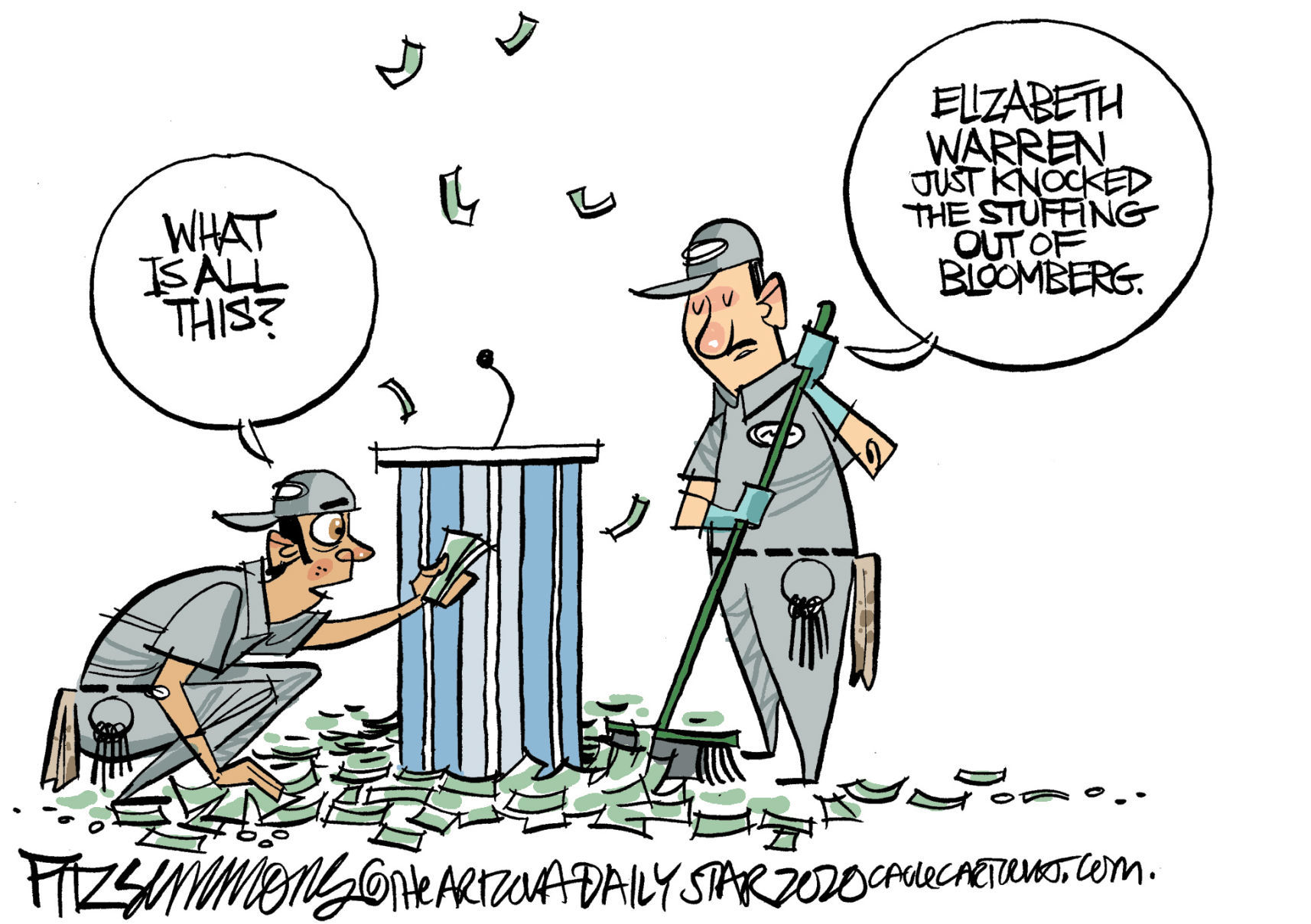 Daily Fitz Cartoon: Vegas Debate